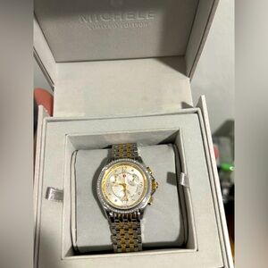 Belmore 18K Goldplated Stainless Steel & 0.34 TCW Diamond Bracelet Watch